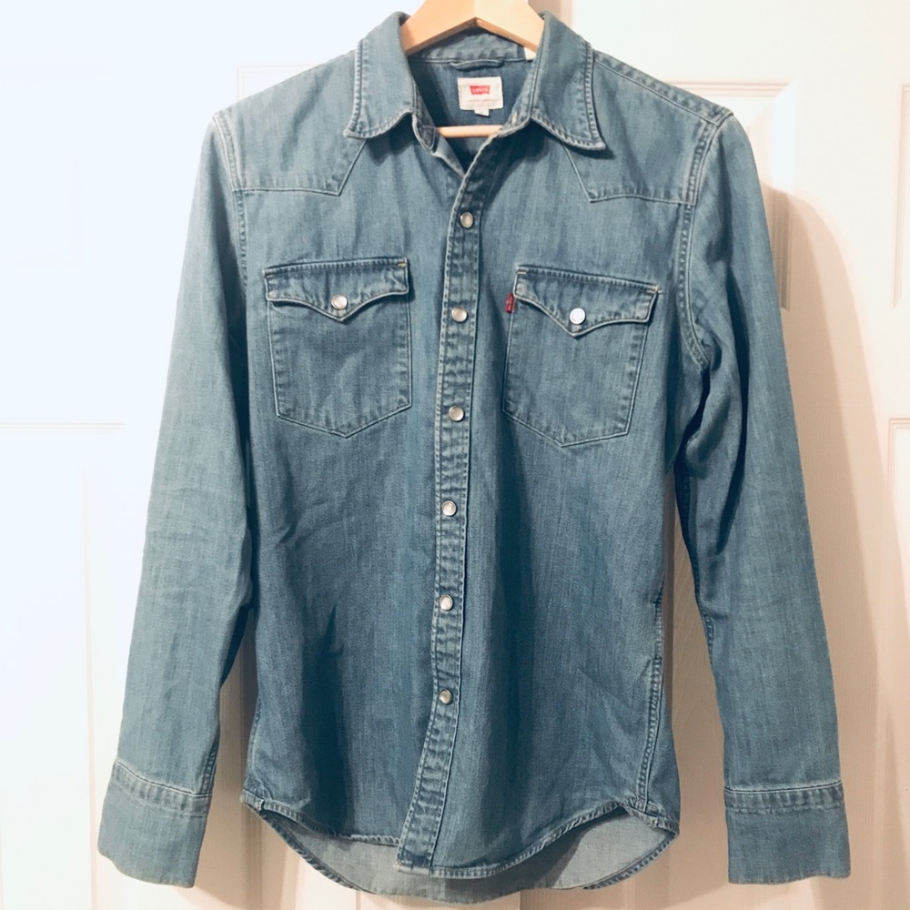 Levi's Barstow Western Shirt Red Cast Stone